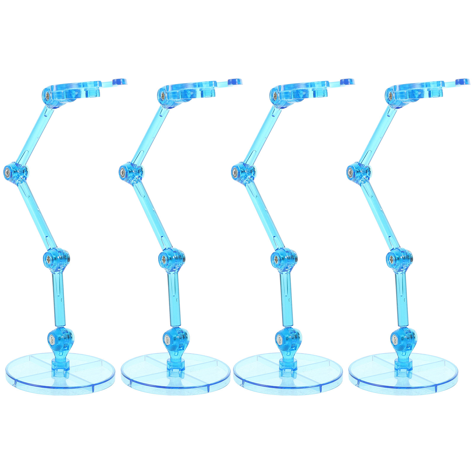 4 قطع من حامل عرض المجسمات الب - مراجعة Action Figure Stand وسعره
